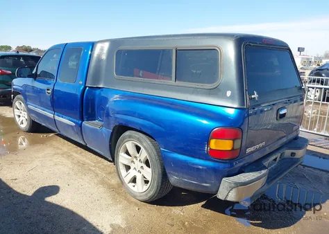 2004 GMC Sierra 1500 Sle из США, поврежденный, VIN 1GTEC19V14Z233324